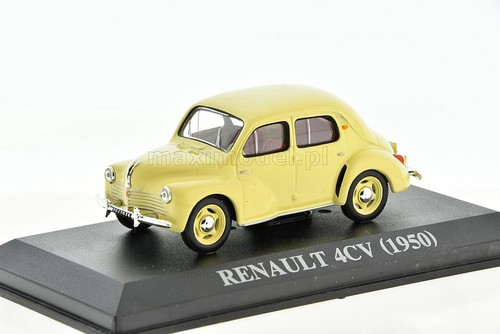 Renault 4cv cream 1950 - 4cv, 1/43
