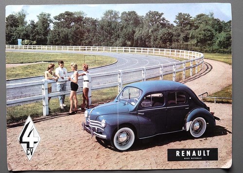Prospekt renault von 1957 - renault,