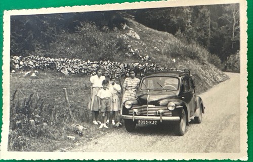 Original vintage foto renault - vintage,