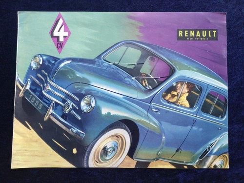 Renault 4cv prospekt 1958 - renault,