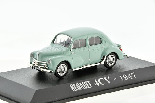 Renault 4cv mint green 1947 - mint,