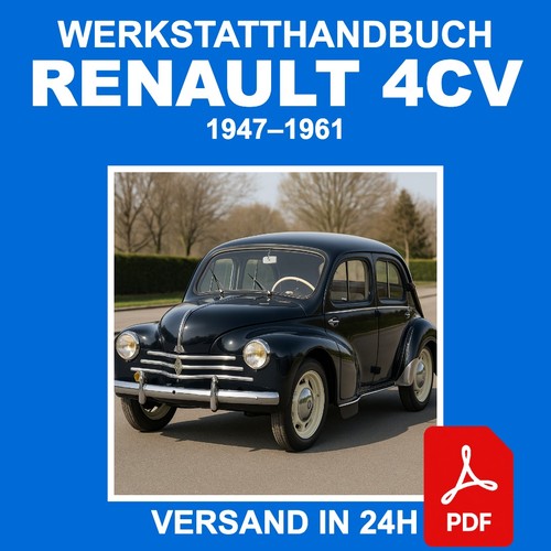 Werkstatthandbuch renault 4cv - renault,